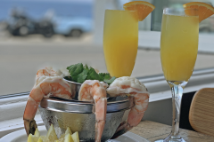 bebidas e shrimp