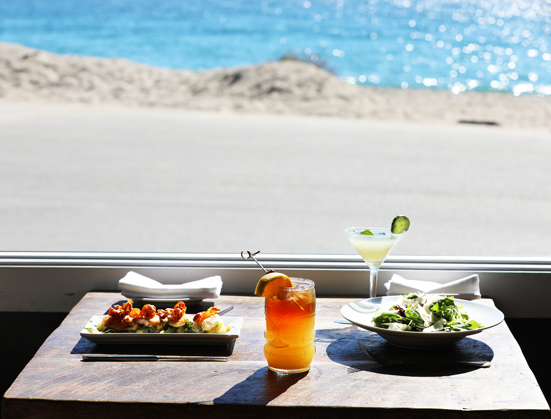 Great food and views